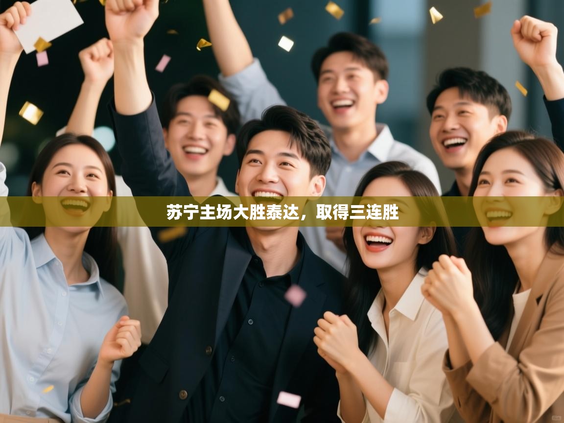 苏宁主场大胜泰达，取得三连胜  第1张